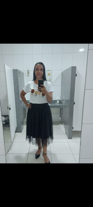 Saia de tule Poa Elegance