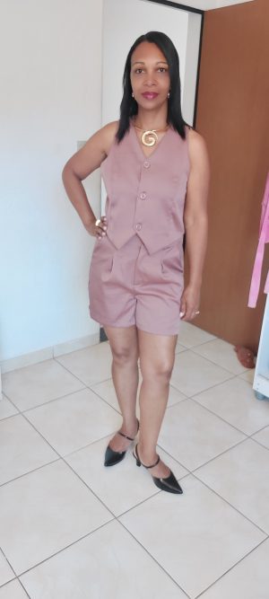 Conjunto Alfaiataria short
